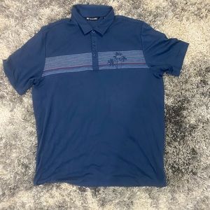 Blue Travis Mathew polo  worn once!